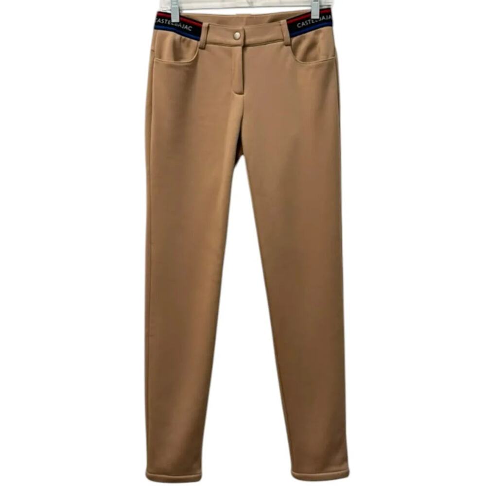 Castelbajac Golf Slim Trousers Tan